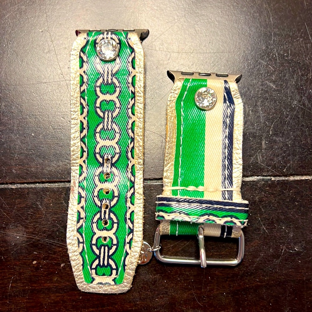Authentic SparklBands Tory Burch watchband. Size 2